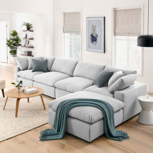Commix Down Filled Overstuffed 5 Piece Sectional Sofa Set-EEI-3358 Modway Modern