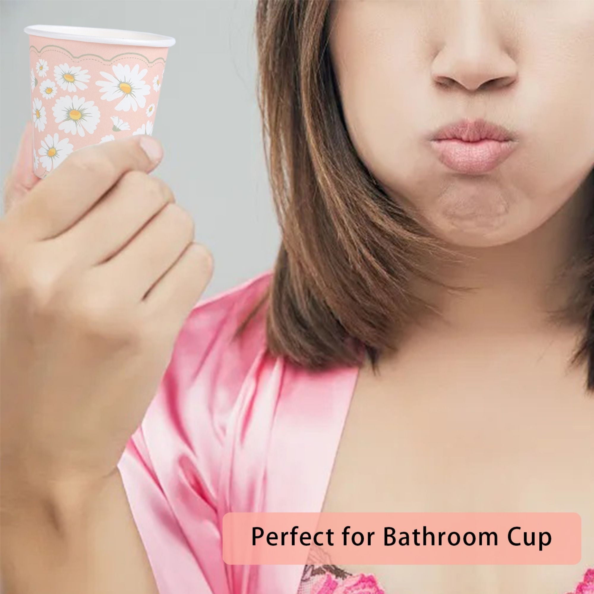 Lamosi Disposable Cups Paper Cups Mouthwash Cups, 5 oz, 300 Count