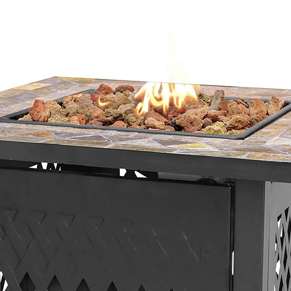 Endless Summer 30,000 BTU LP Gas Fire Table with Lava Rock