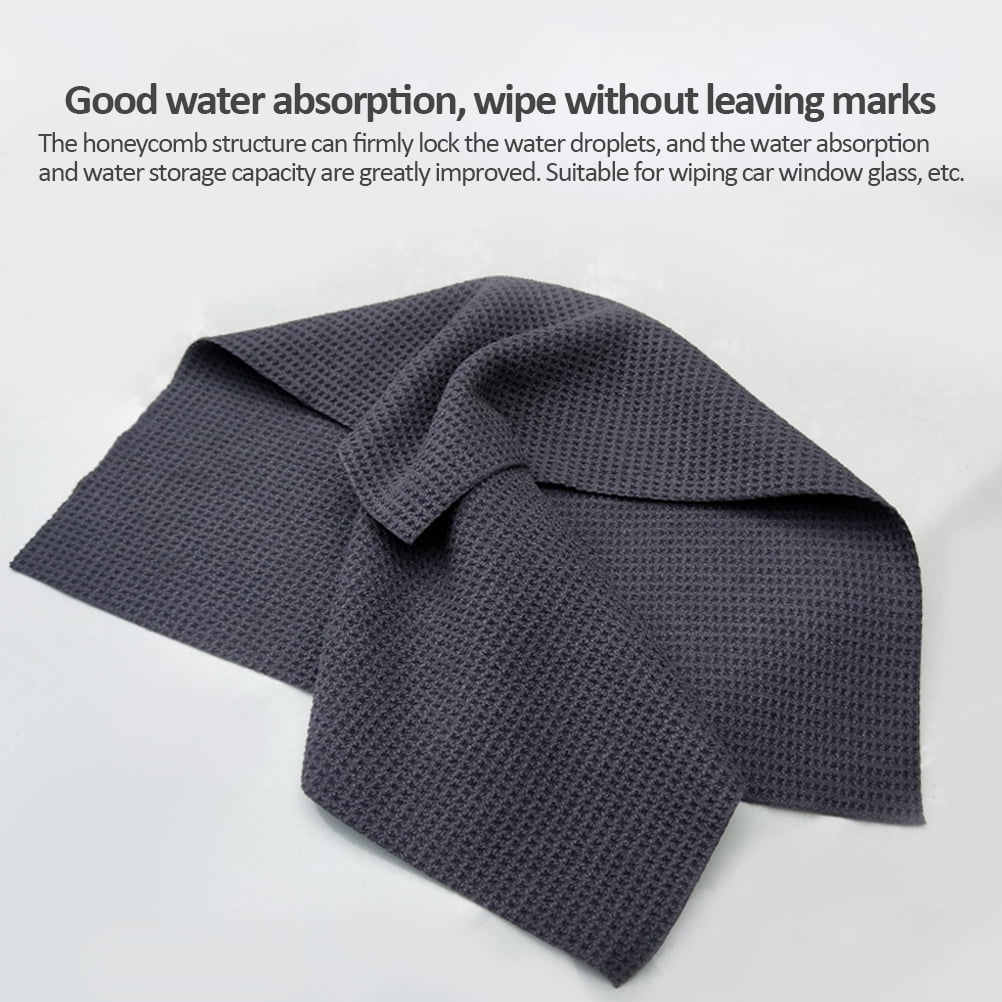 40x40cm Car Wash Towel Glass Cleaning Wax Polishing Detailing Waffle Weave Towel Car Cleaning Superfine Fiber Towel
