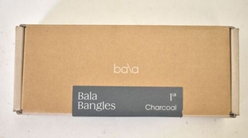 Bala Bangles Adjustable Wearable Wrist & Ankle Weights 2PK Charcoal Yoga Dance
