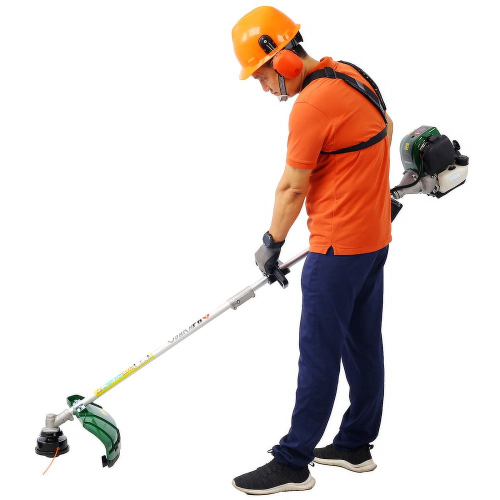 9 in 1 Multi-Functional Trimming Tool, 38CC 4 stroke Garden Tool System with Gas Pole Saw, Hedge Trimmer, Grass Trimmer and Brush Cutter, EPA Compliant