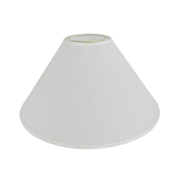 23 in. x 14 in. Off White Hardback Empire Lamp Shade