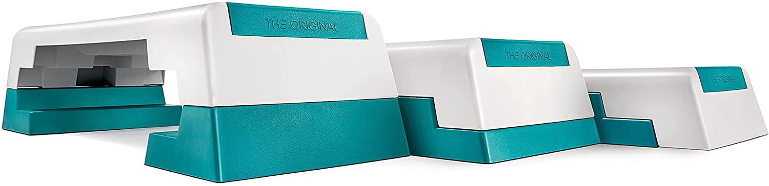 Reebok Fitness Multipurpose Aerobic Strength Training Workout Step, Teal