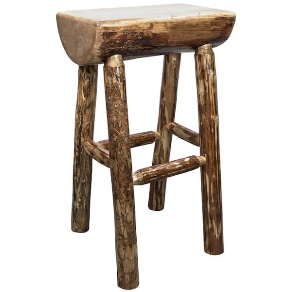 Glacier Country 30 in. Medium Brown Puritan Pine Bar Stool