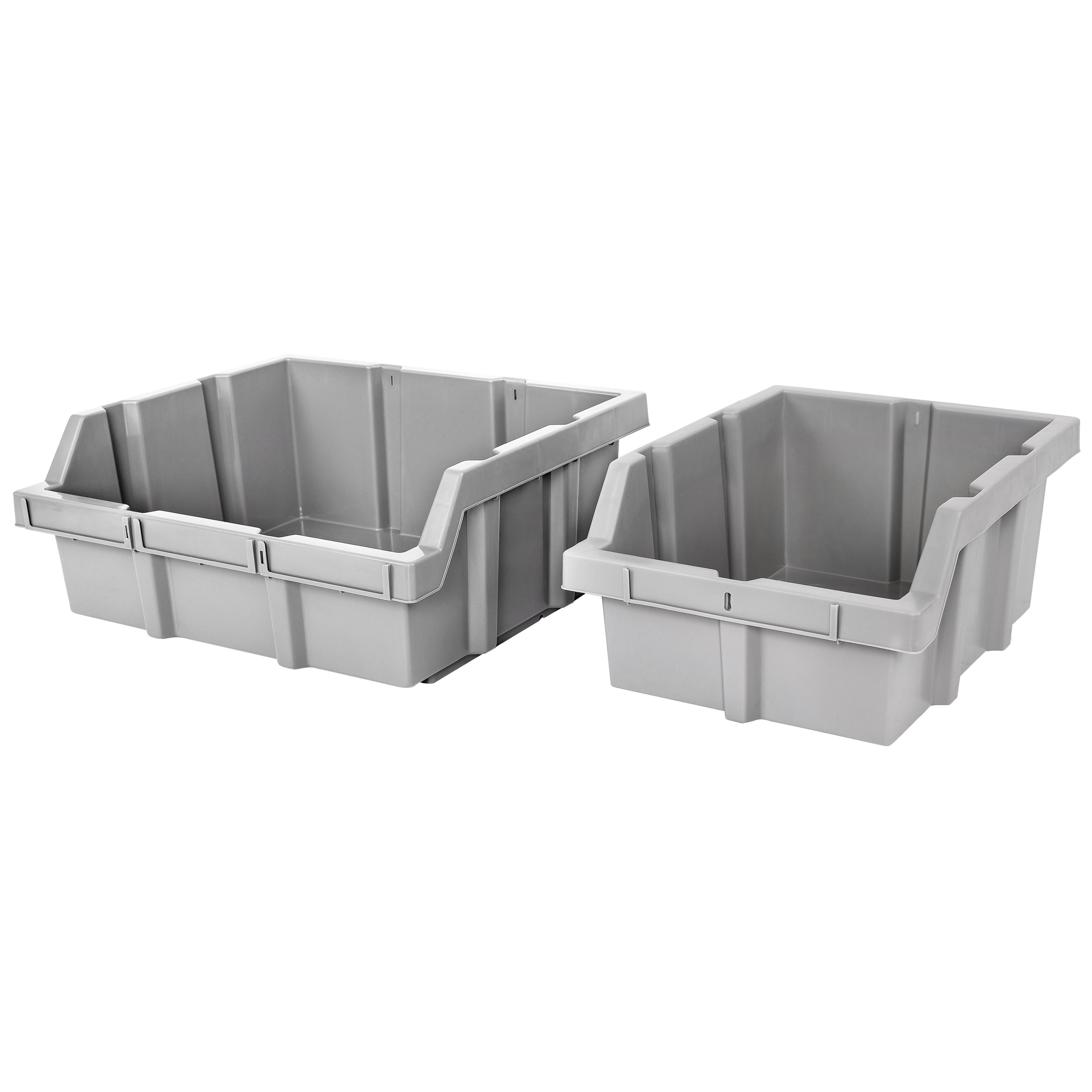 Seville Classics Extra-Wide 7-Tier NSF 21-Bin Rack, 48