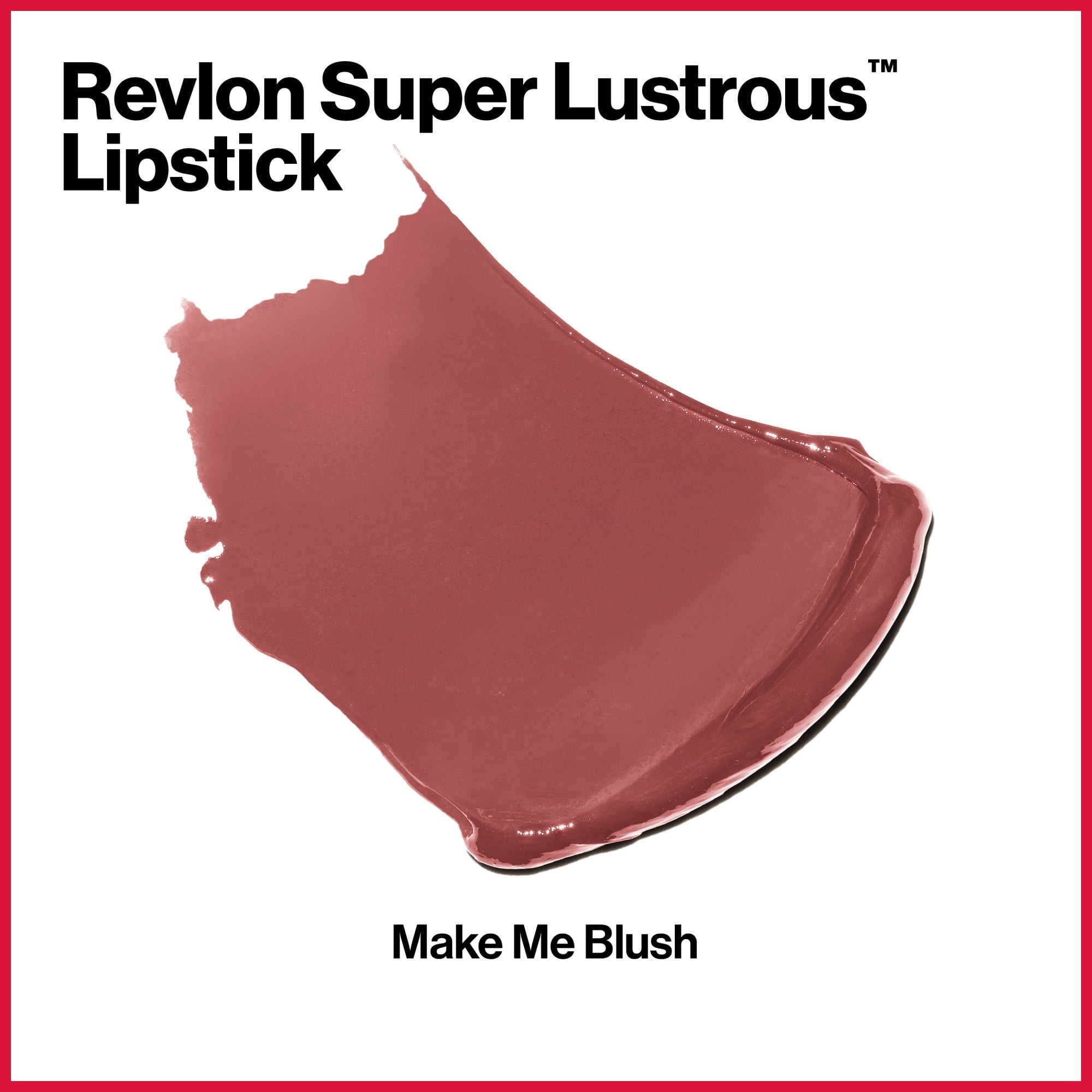 Revlon Super Lustrous Lipstick with Vitamin E and Avocado Oil, Make Me Blush, 0.15 oz