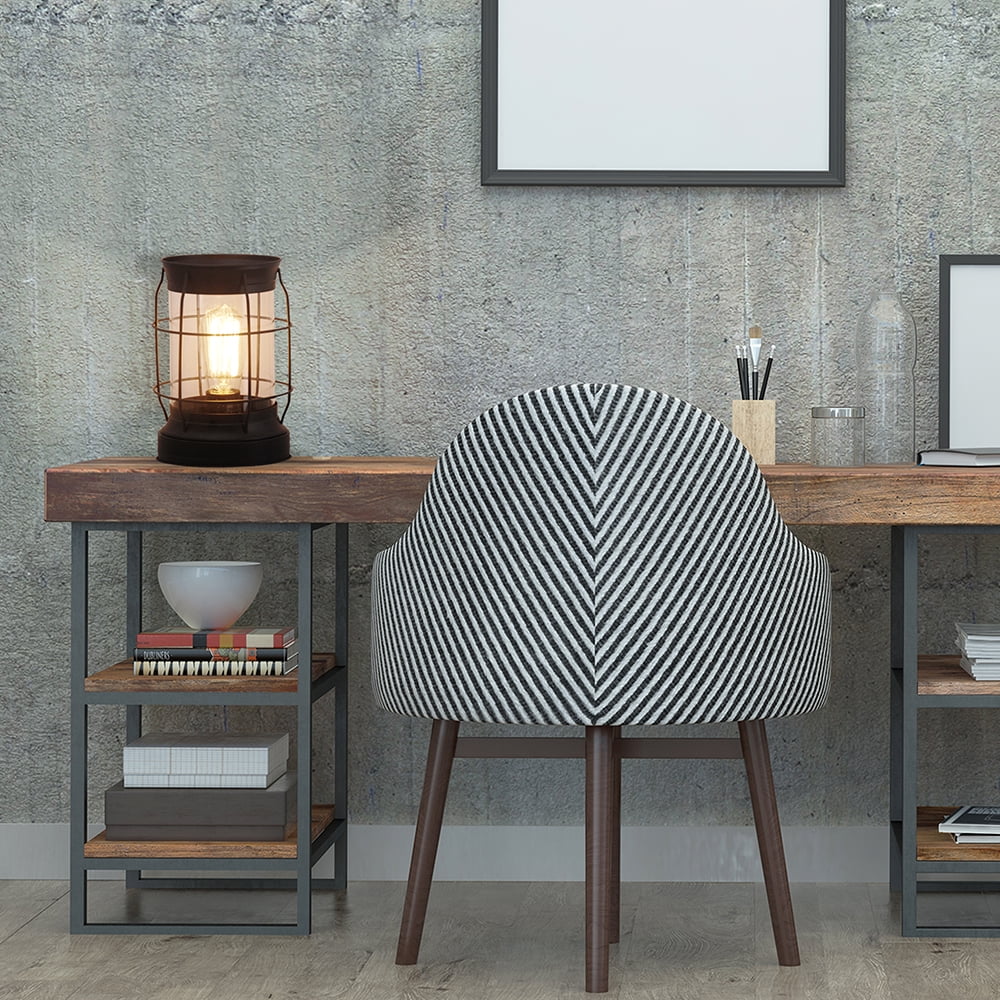 Better Homes & Gardens Modern Bronze Metal & Glass Edison Lantern 9