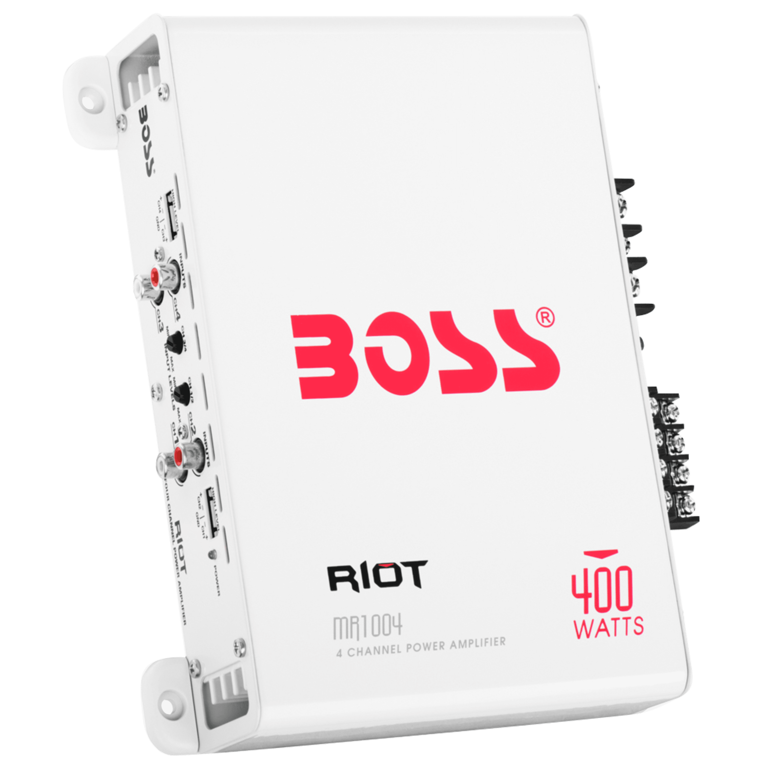 BOSS Audio Systems MR1004 4 Channel Marine 400 Watt Amplifier, Full Range