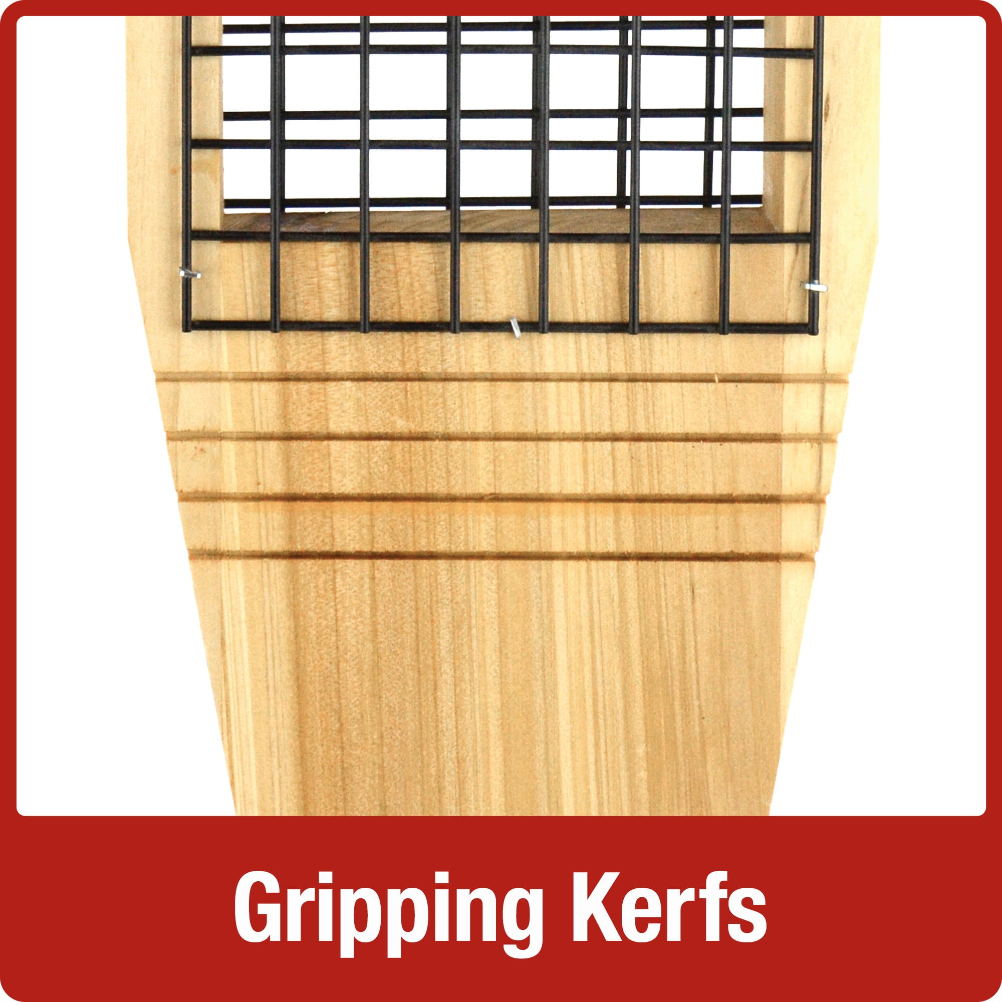 Nature's Way Cedar Suet Tail Prop Bird Feeder 1 Cake, Brown