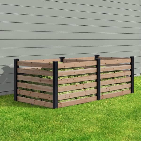 Haven 4 ft. x 4 ft. Cedar Compost Bin Expansion Kit