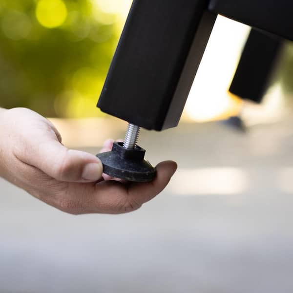 4-Burner Propane Flat Top Grill in Black with Lid