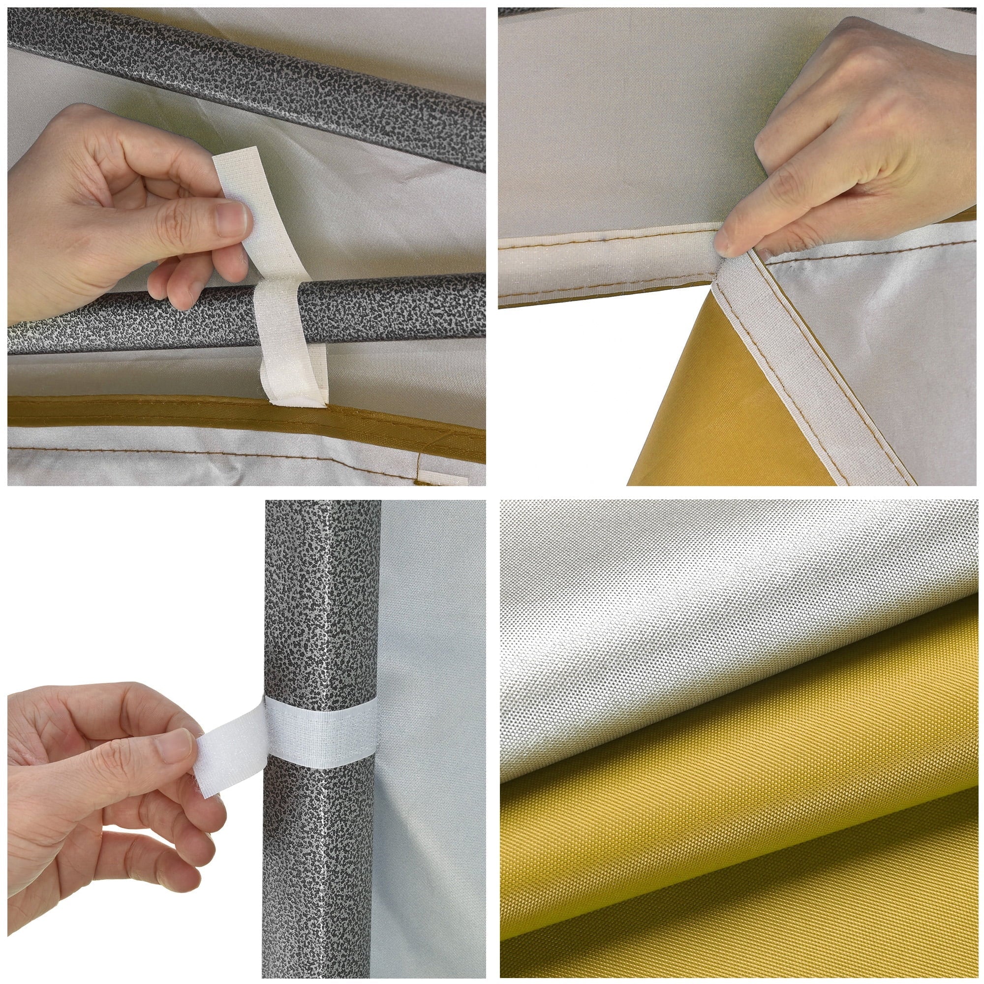 InstaHibit Universal Sidewall UV50+ Fit 10x10 Ft Pop up Canopy 1 Piece Party