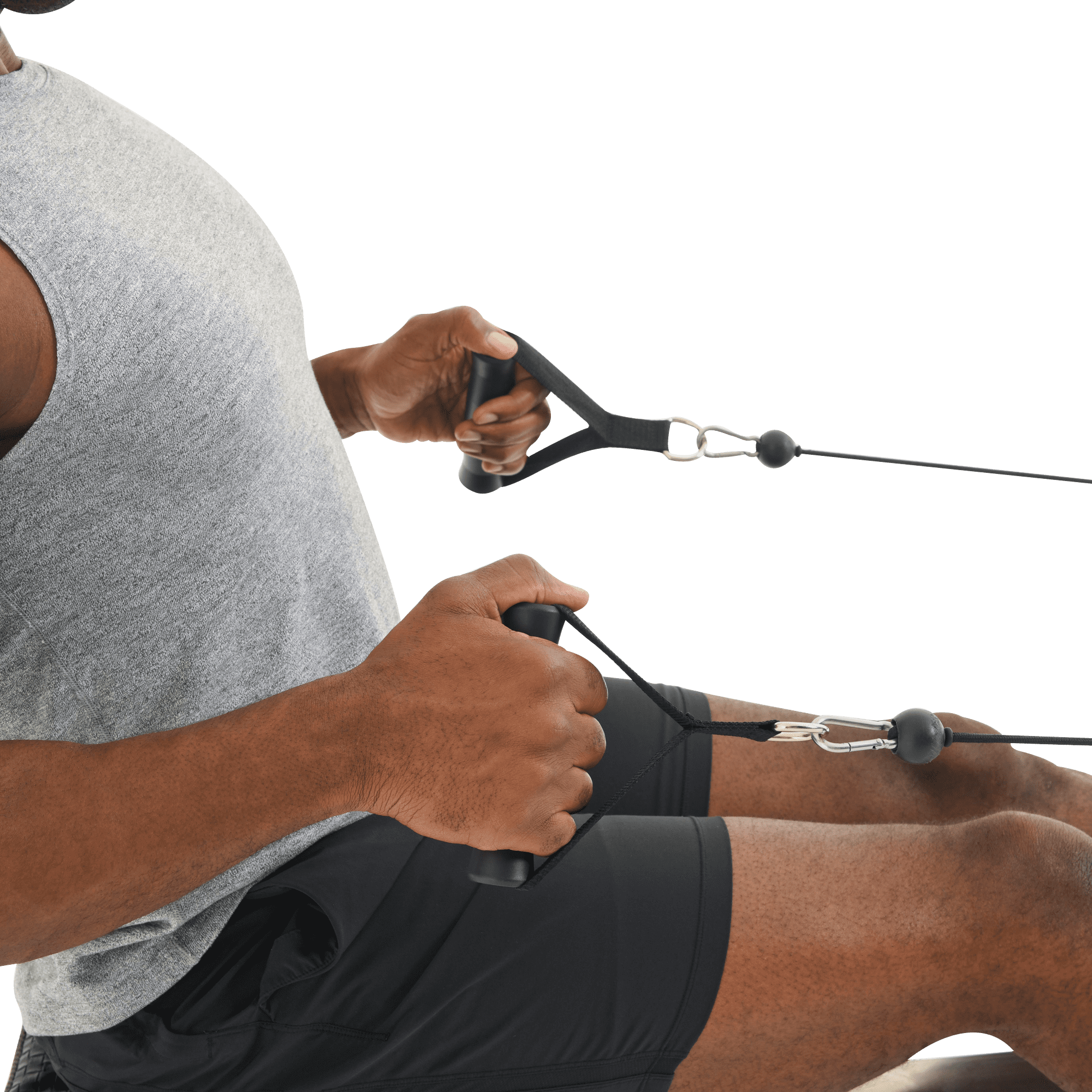 Women’s Health Men’s Health Dual Handle Rower, Airsoft Seat, Bluetooth App, Fan Magnetic Resistance