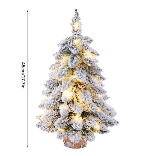 Mini Christmas Cedar Tree Tabletop Artificial Small Christmas Tree with Light