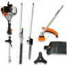 12 in 1 Multi-Functional Trimming Tool,Gas Pole Saw Plus Weed Eater,52CC 2-Cycle Garden Tool System Hedge Trimmer and Brush Cutter