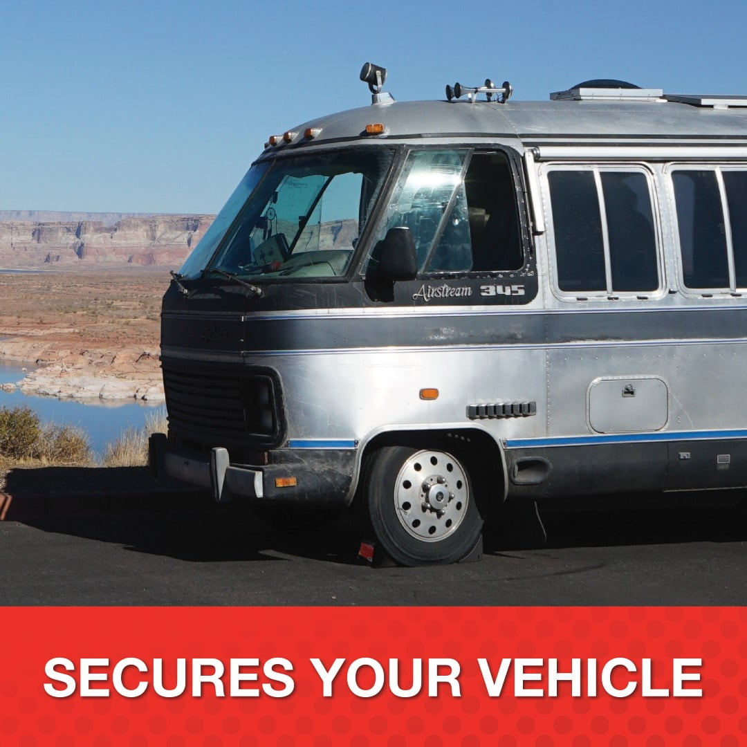 Hopkins Towing Solutions RhinoGear Heavy Duty Wheel Chocks, Black, Resin, 11930, 2 Pieces