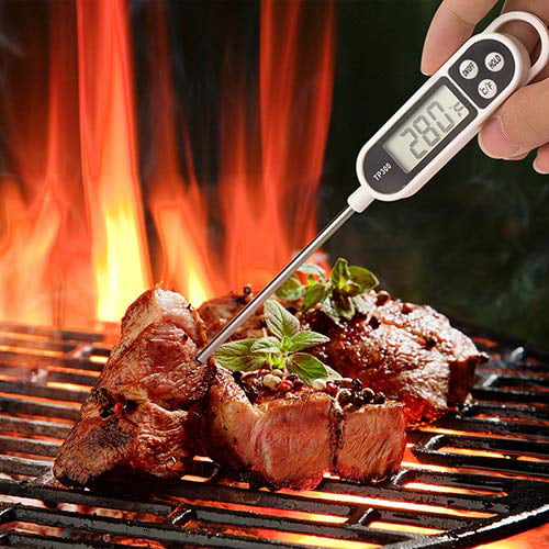 Digital Water Thermometer for Liquid, Digital Instant Read Meat Thermometer Kitchen Cooking Food Candy Thermometer for Oil Deep Fry BBQ Grill Smoker Thermometer