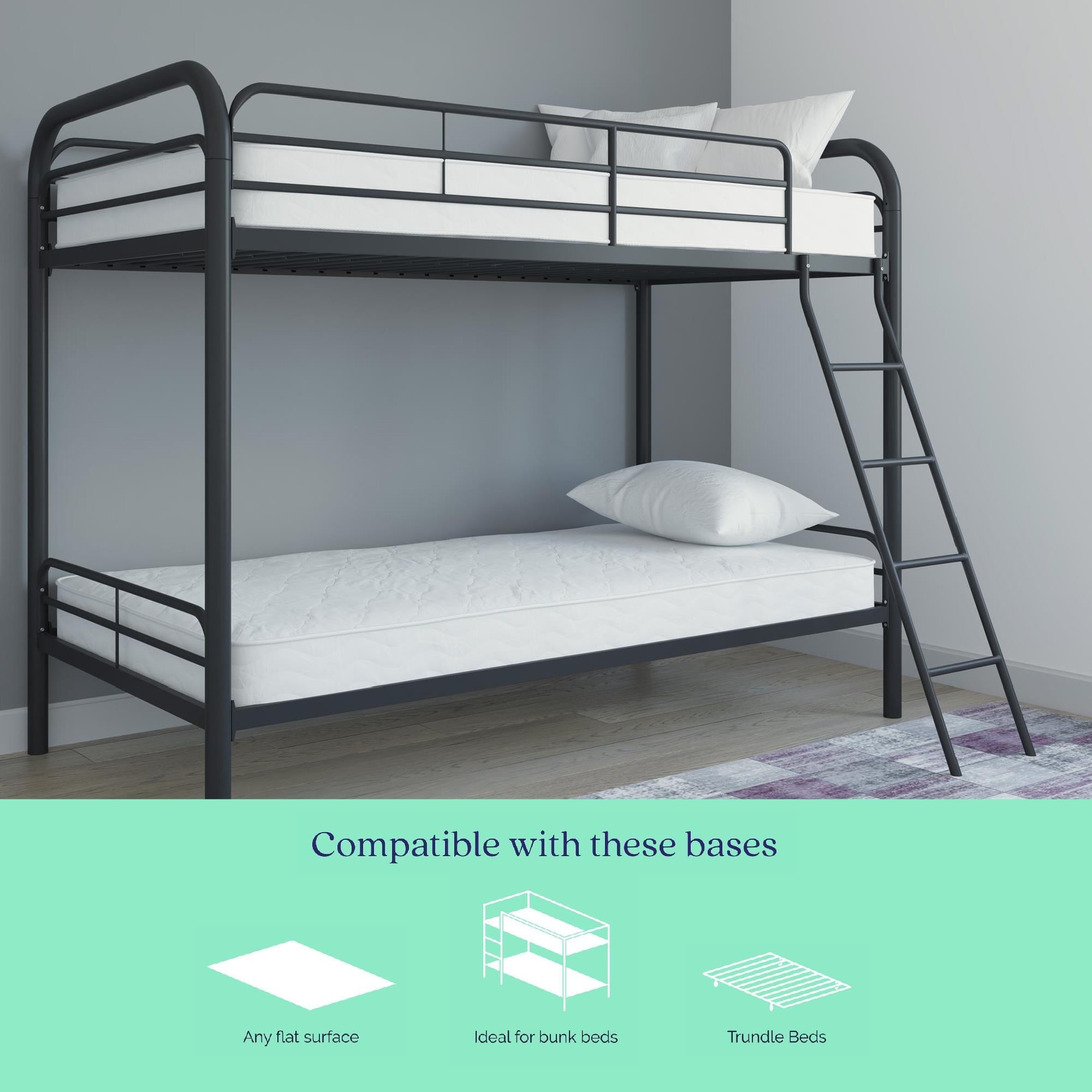 Sleep Solace 6'' 2-Sided Bonnell Coil Mattress, Twin Size