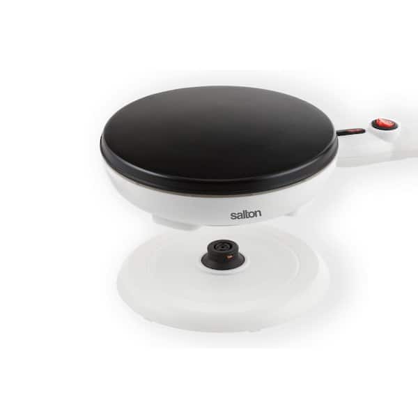 23.5 sq. in. White Thermoplastic Smokeless Indoor Health Grill with Removable Grill Plate