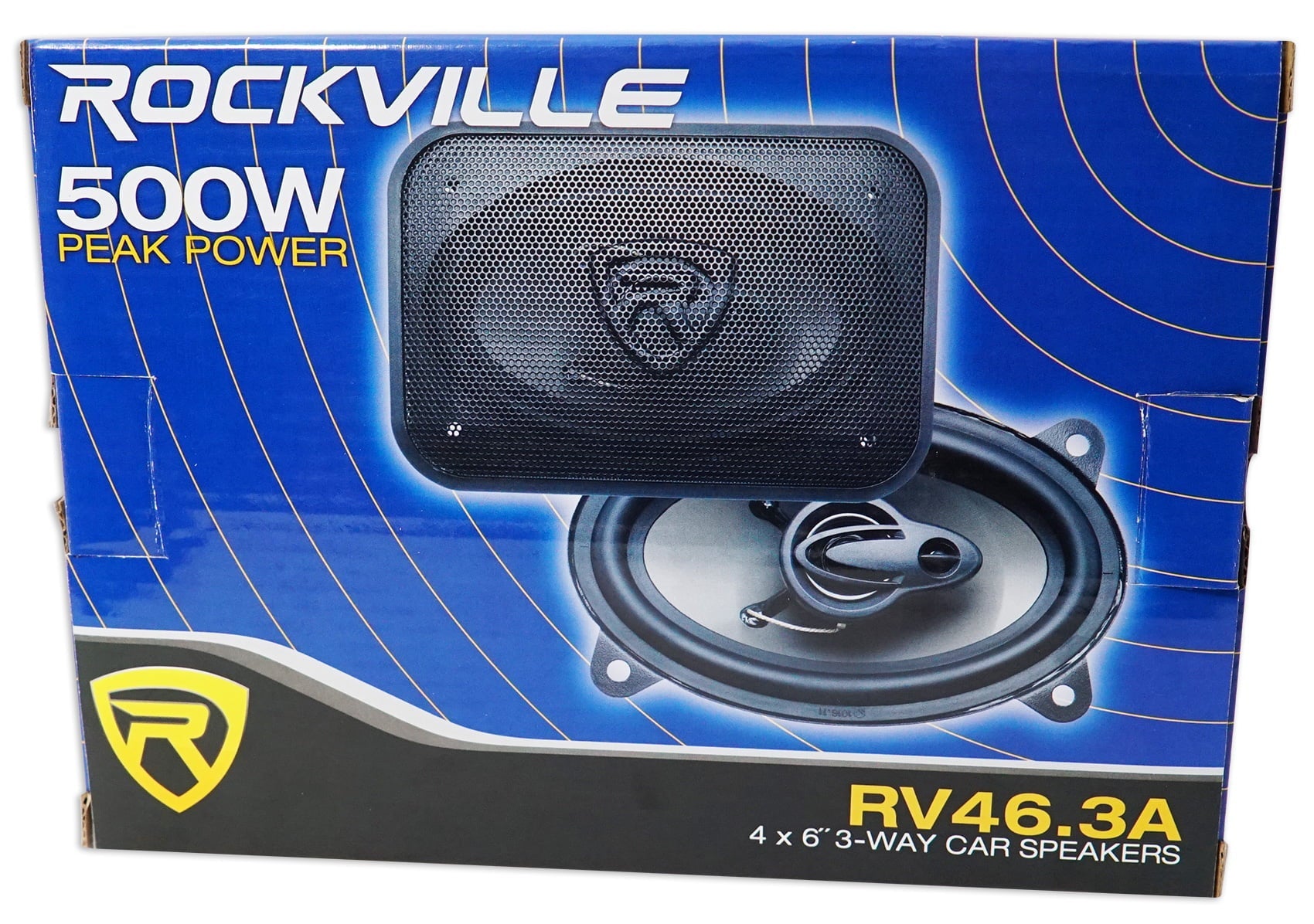 (4) Rockville RV46.3A 4x6