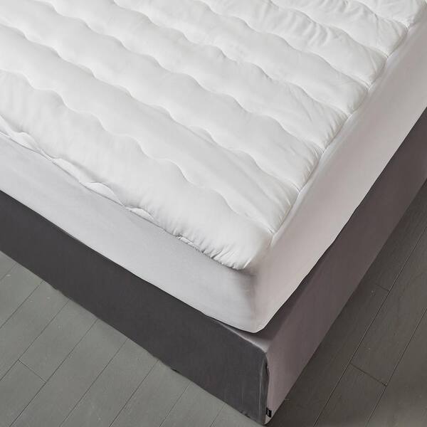 100% Cotton Down Alternative Waterproof Queen Mattress Pad with Purissimo Technology
