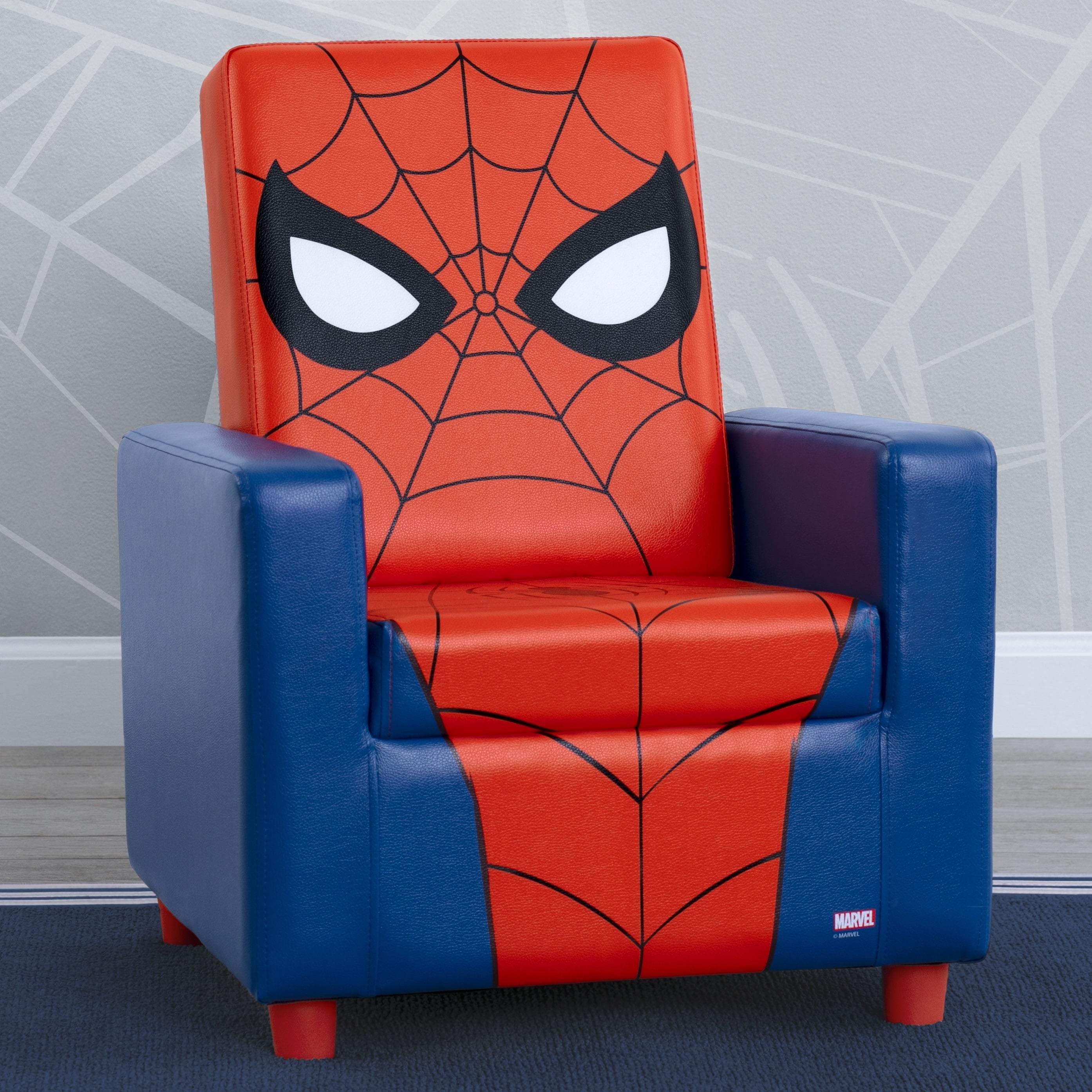 Spider-Man High Back Upholstered Chair by Delta Children