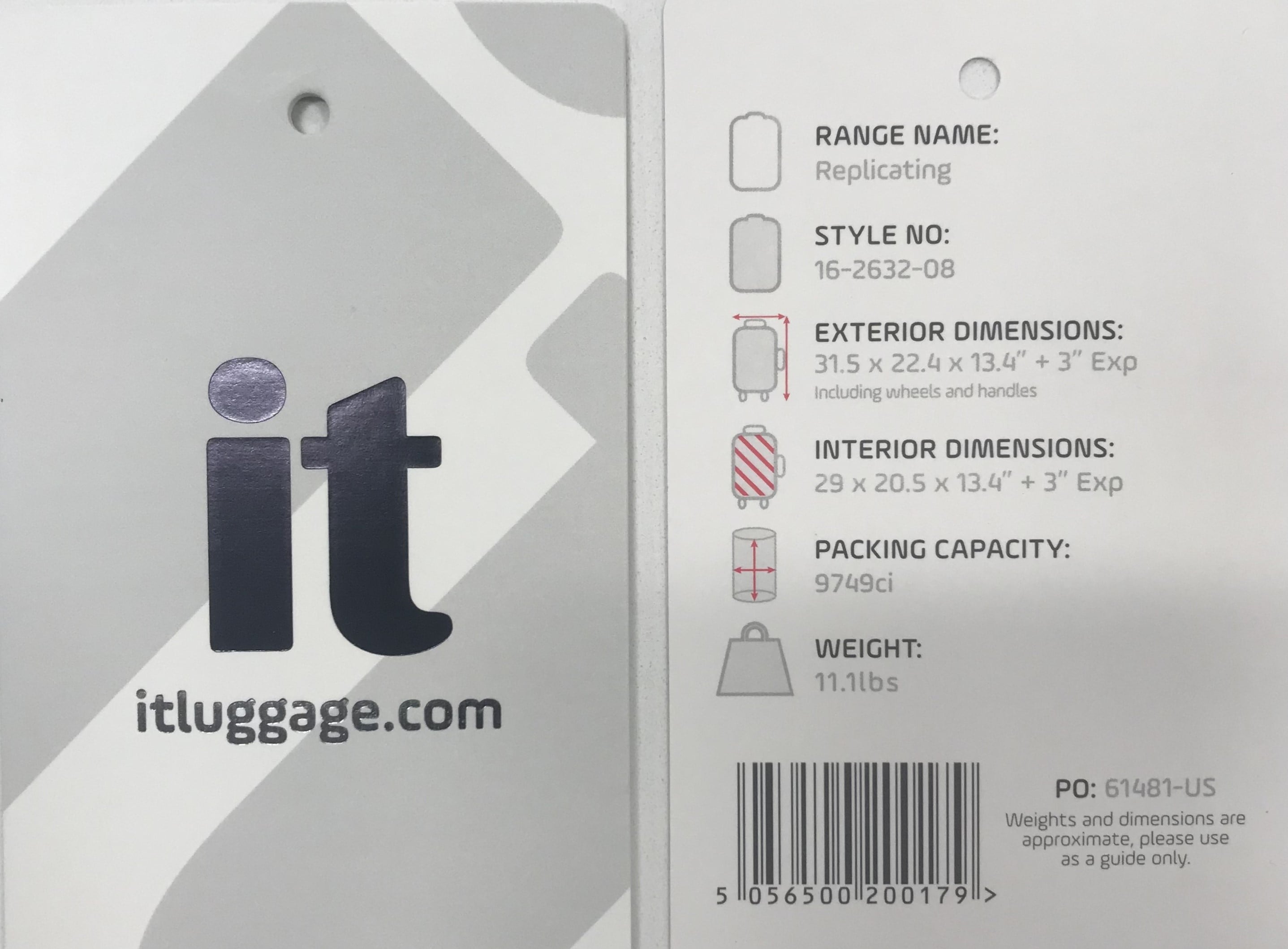 it luggage Replicating 31