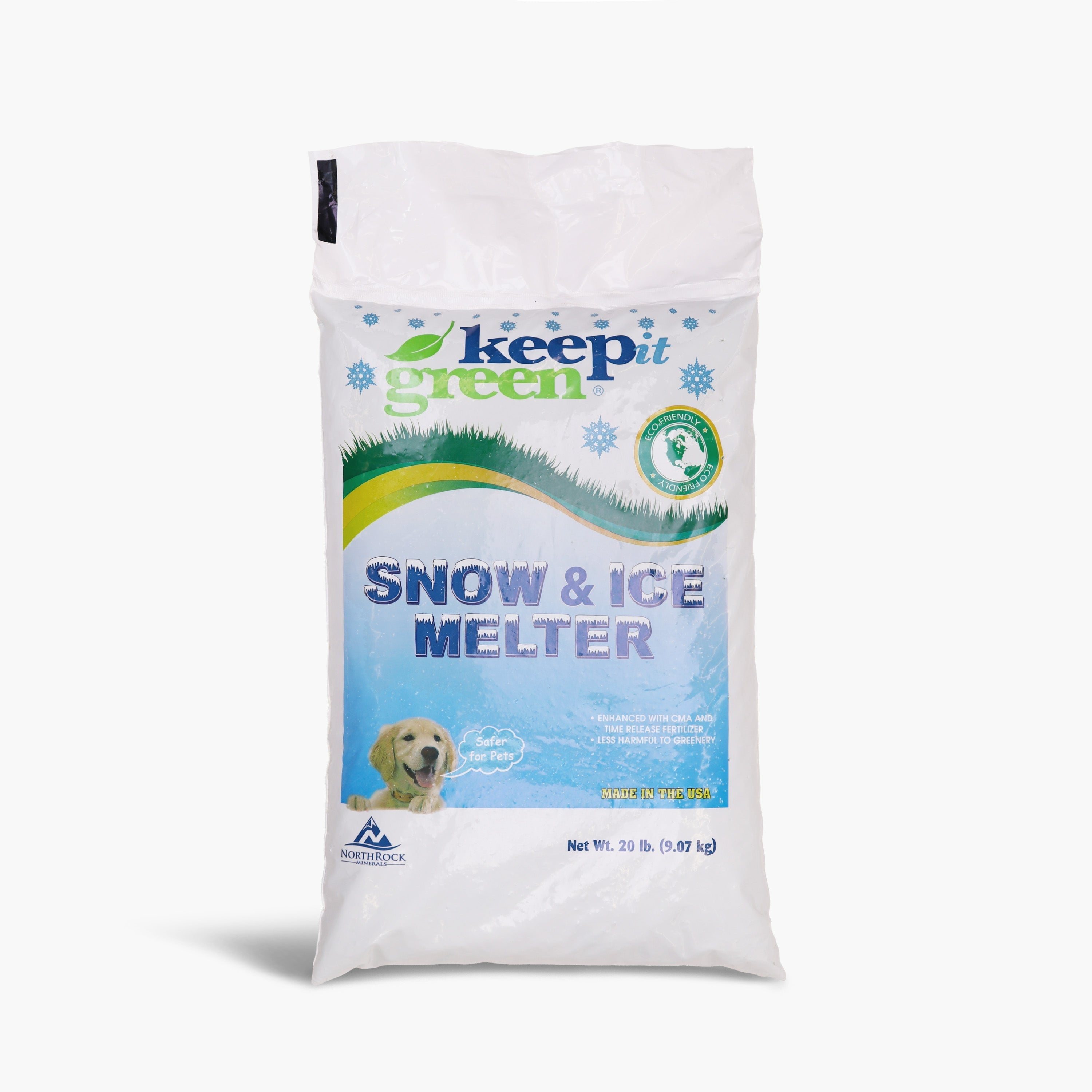Keep it Green Pet-Safer Ice and Snow Melt and Deicer | 20 Lb. Bag