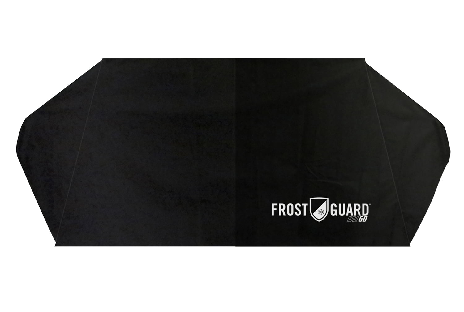 Frost Guard Go Windshield Cover for Snow and Ice, One Size, Security Panels, 61x32 inches, Black