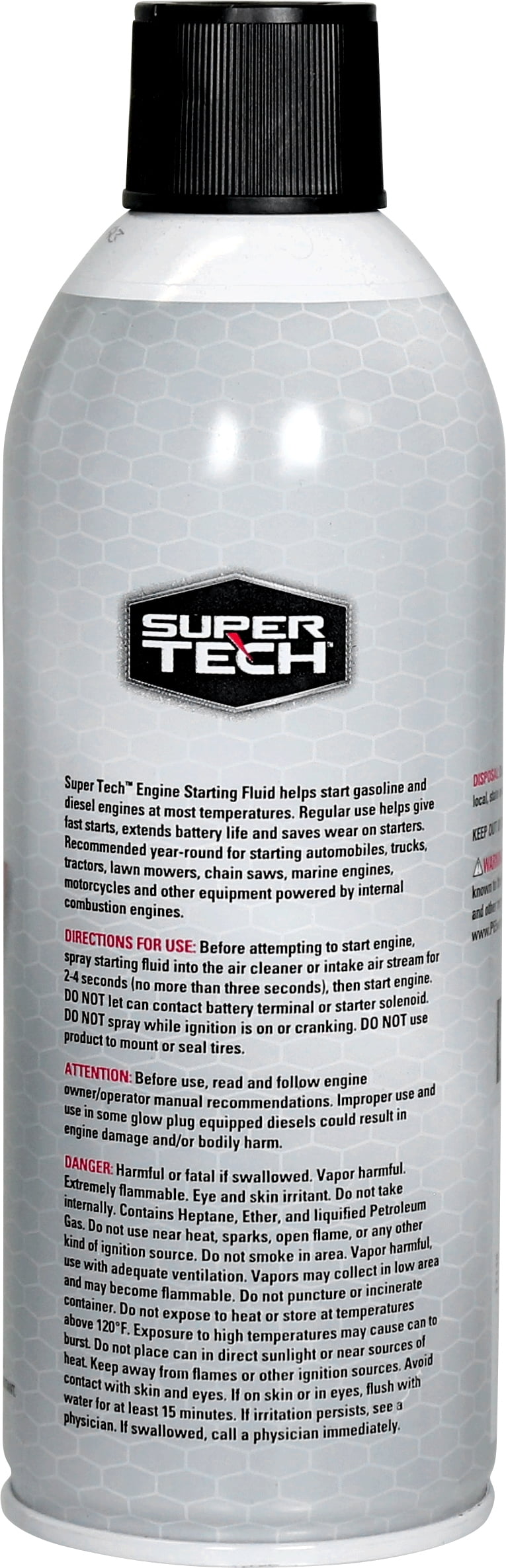 Super Tech Engine Starting Fluid, 11 fl oz