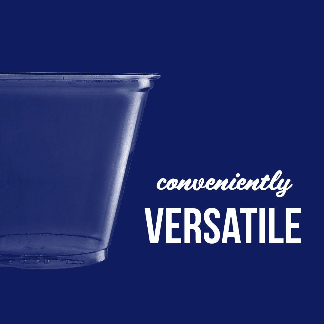 Solo Disposable Plastic Cups, Clear, 9oz, 50 Count