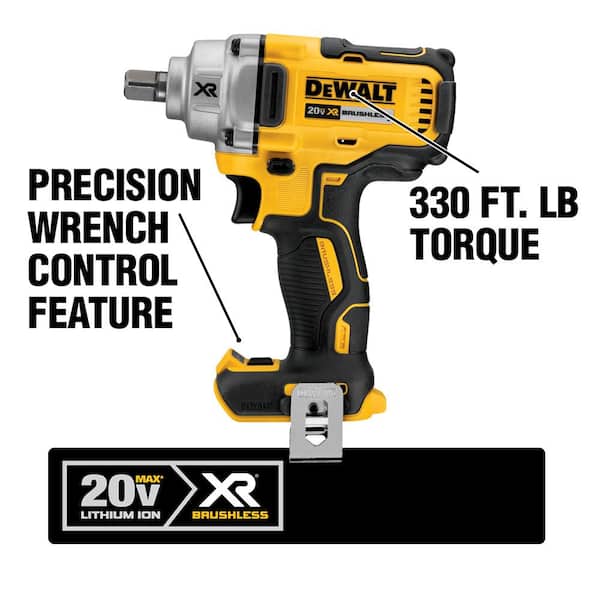 20V MAX XR Cordless Industrial 2 Tool Combo Kit with 1/2 in. Impact Wrench, Grease Gun, and (1) 20V 5.0Ah Battery