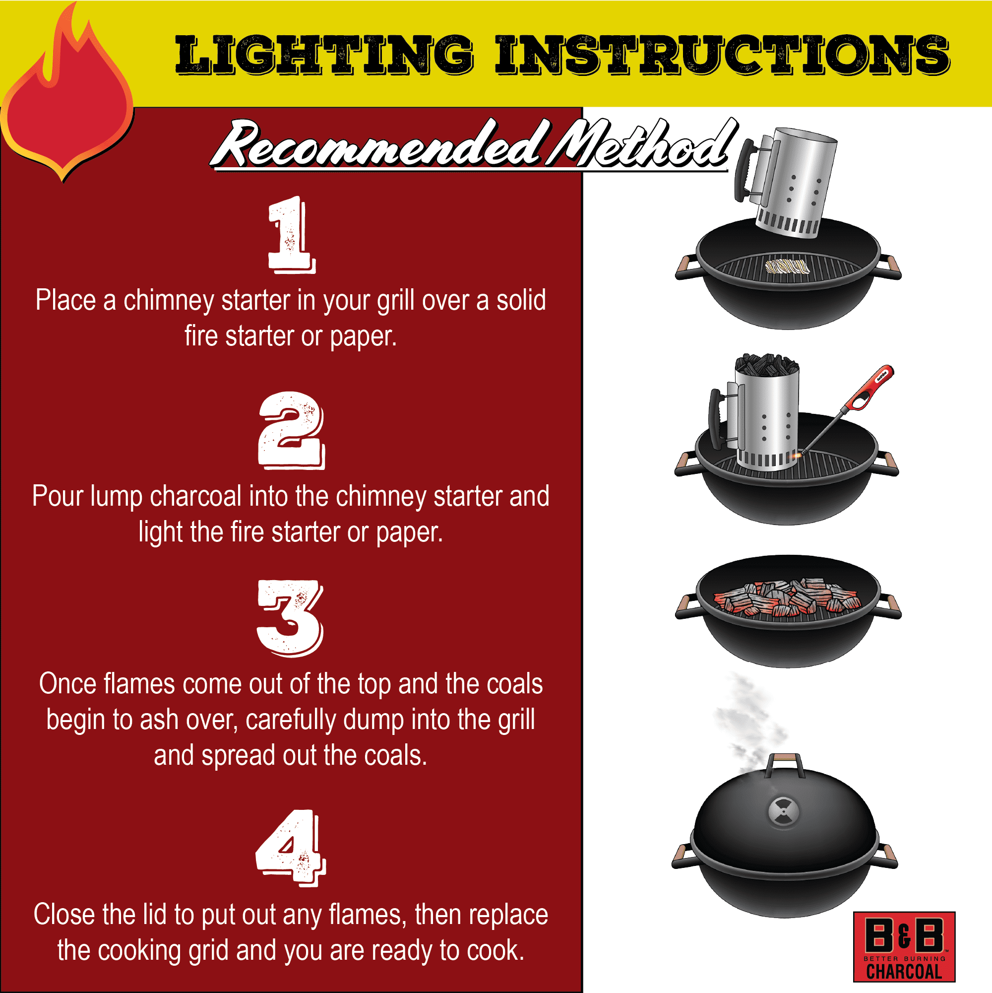 B&B Charcoal 20 Pound Oak Lump Charcoal