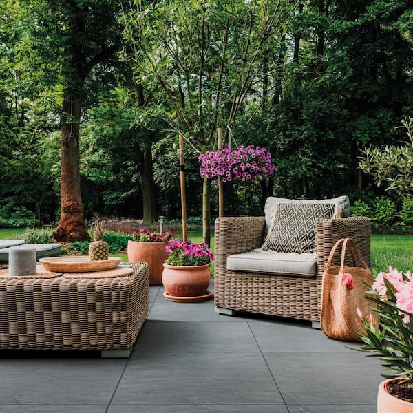 Bluestone Natural Cleft 24 in. x 48 in. x 0.75 in. Porcelain Paver