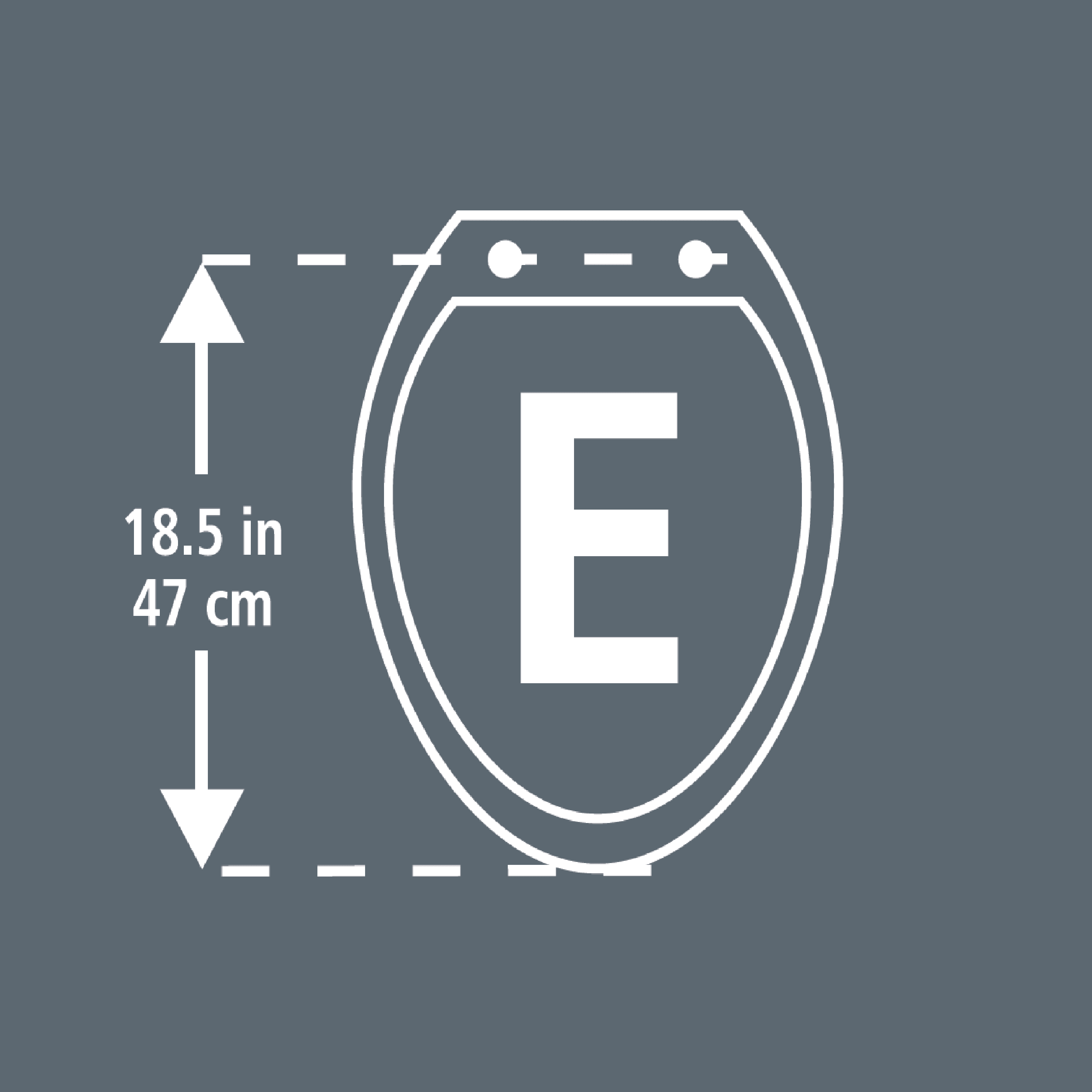 Mainstays Plastic Elongated Toilet Seat in Daisy White