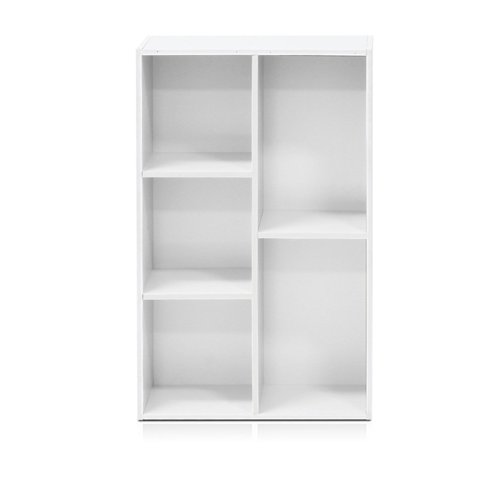 Furinno Luder 5 Cube Reversible Open Shelf, White