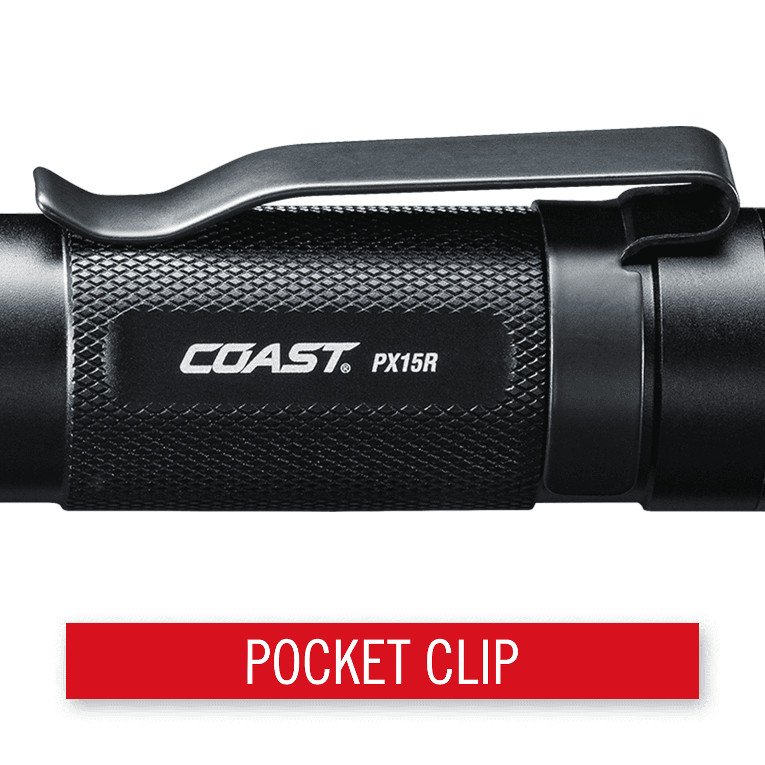 COAST PX15R 1000 Lumen Rechargeable Dual Power IP54 Rated LED Flashlight, 4.7 oz.