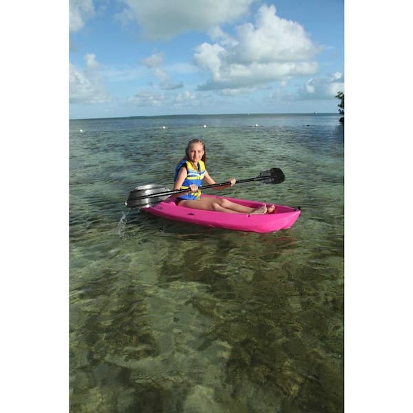 Pink Youth Wave Kayak with Paddles