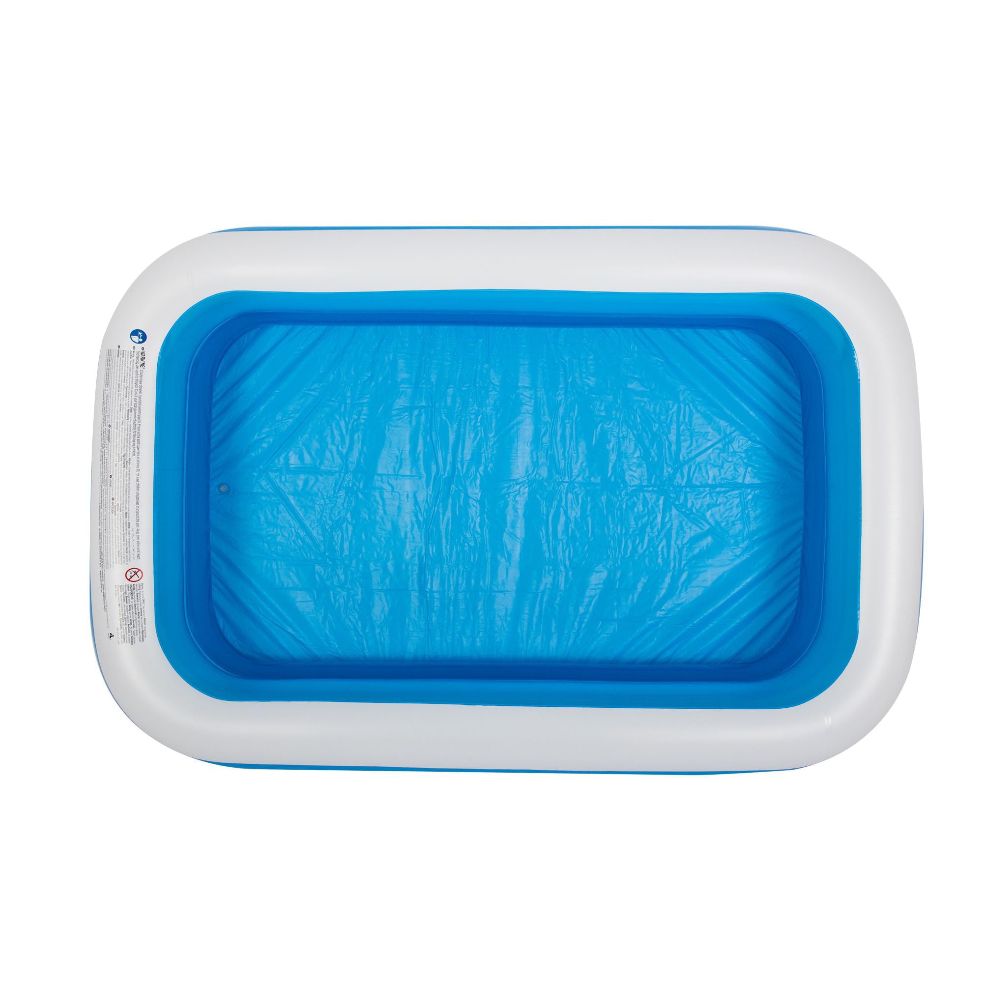 Pool Central 8.5' Blue and White Inflatable Rectangular Swimming Pool