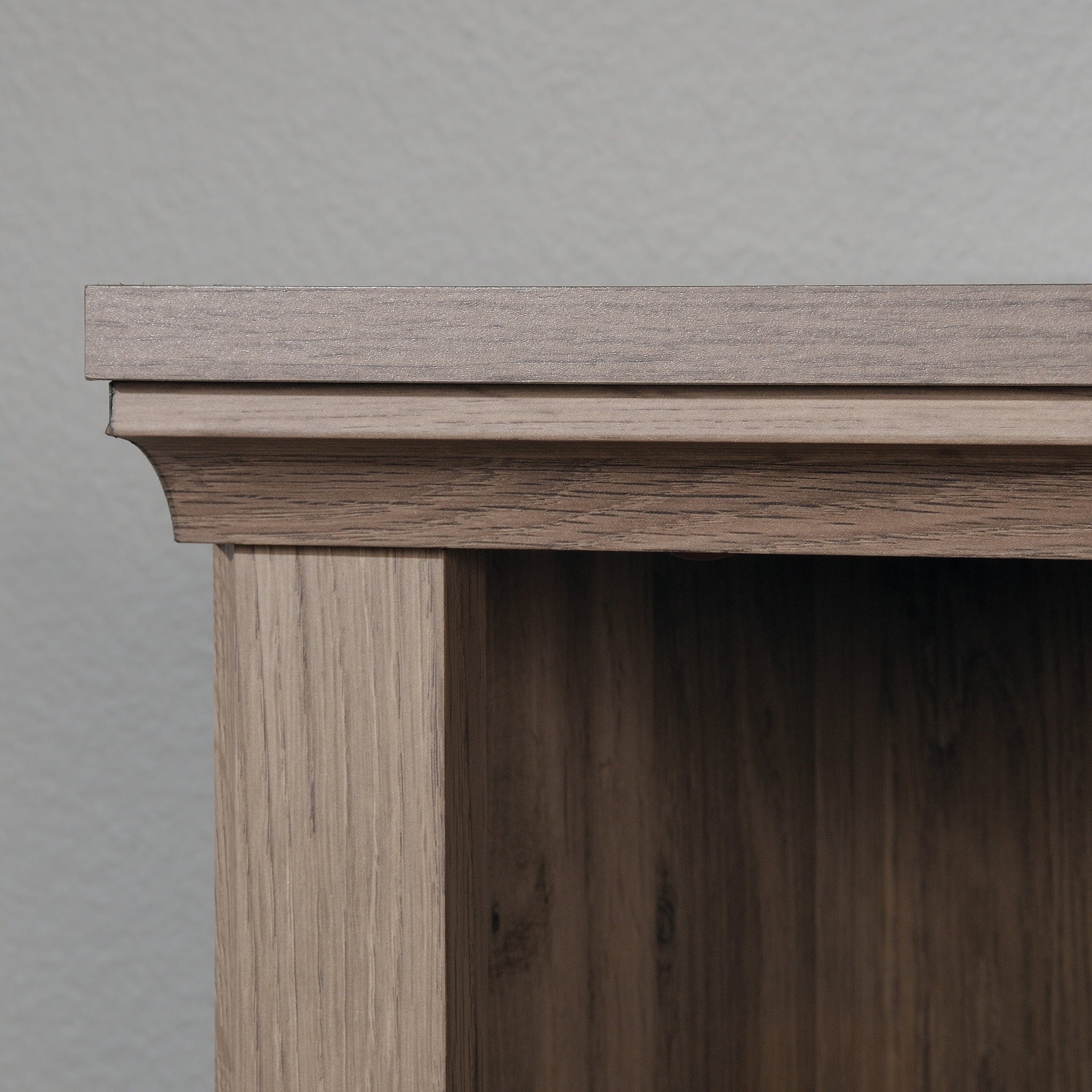 Sauder Select 3 Shelf Bookcase, Salt Oak Finish