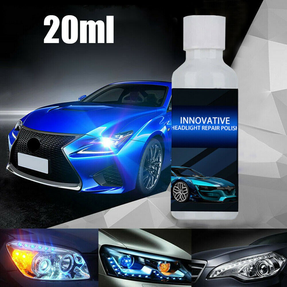 Car Headlight Cover Len Restorer Repair Liquid Polish Cleaner Accessories 20ml