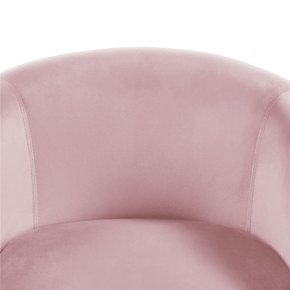 Easyfashion Tub Chair, Set of 2, Pink Velvet