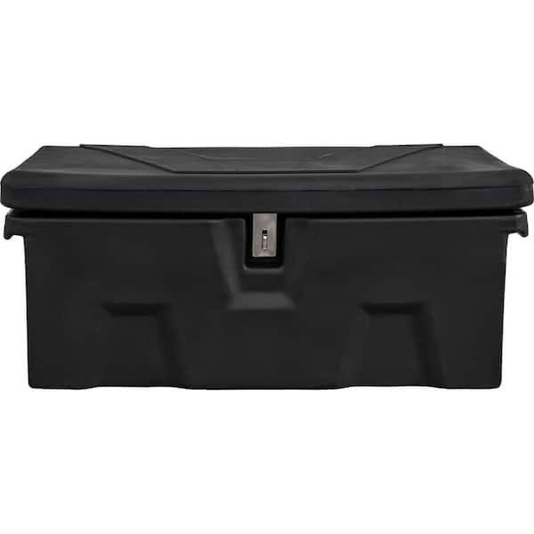 13.5 in. x 15 in. x 32 in. Matte Black Plastic All-Purpose Truck Tool Box Chest