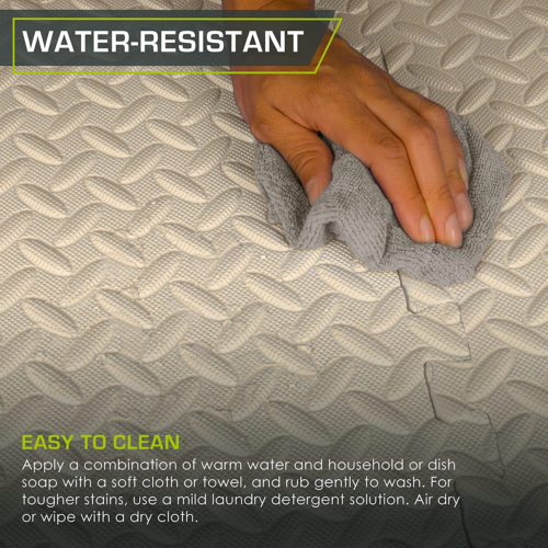 Exercise Puzzle Mat ½ Inch, EVA Foam Interlocking Tiles Protective and Cushion F