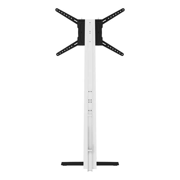 Universal Against the Wall Standing TV Mount in White