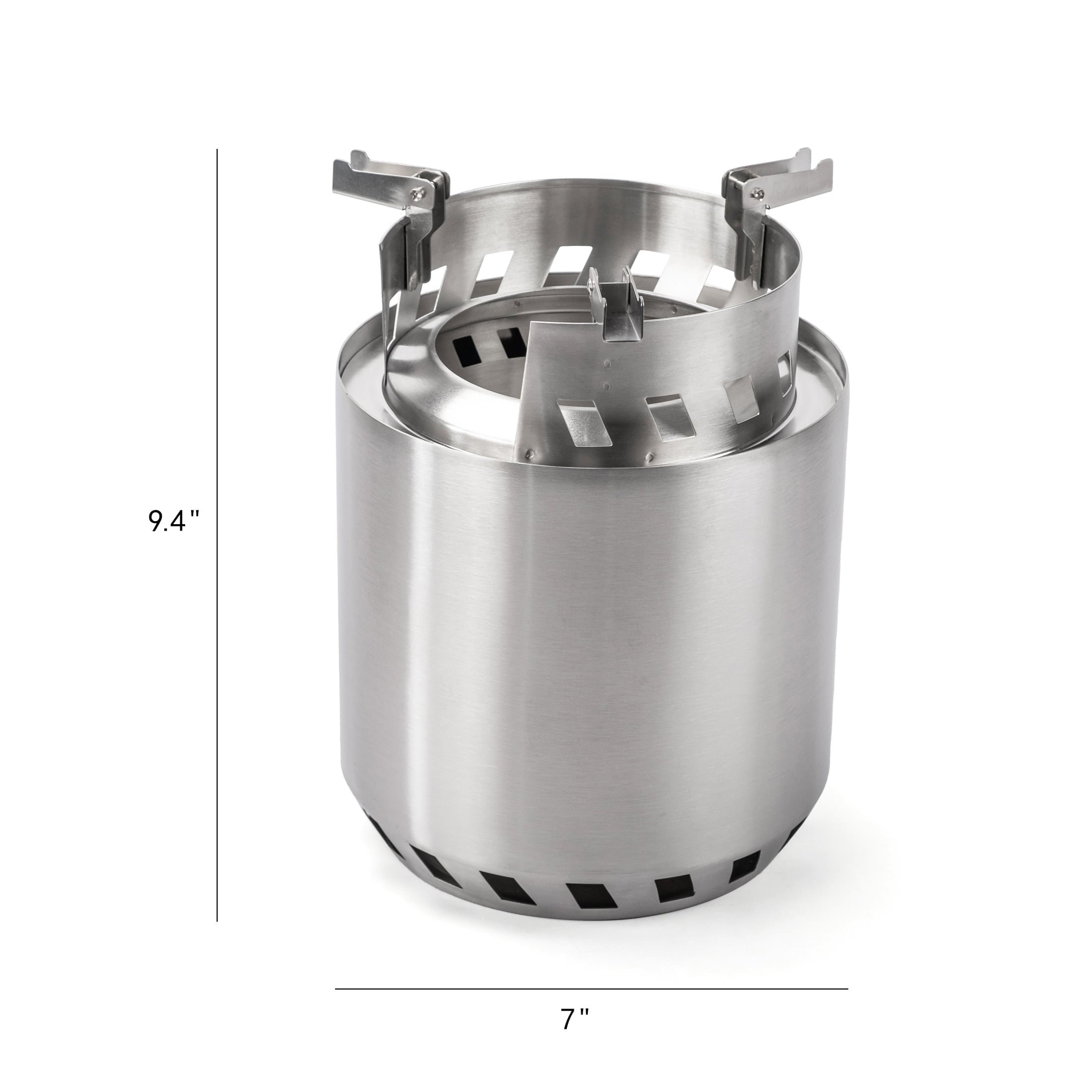 Ozark Trail 7''D Stainless Steel Integrated Wood-burning Camp Firepit