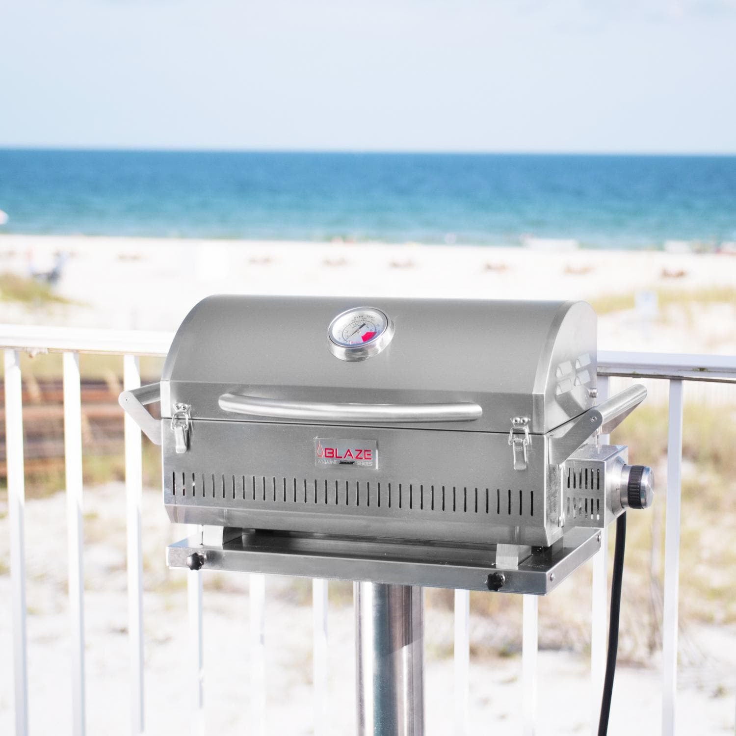 Blaze Professional LUX 10-Inch Marine Grade Portable Grill Pedestal - BLZ-PRTPED-MG10