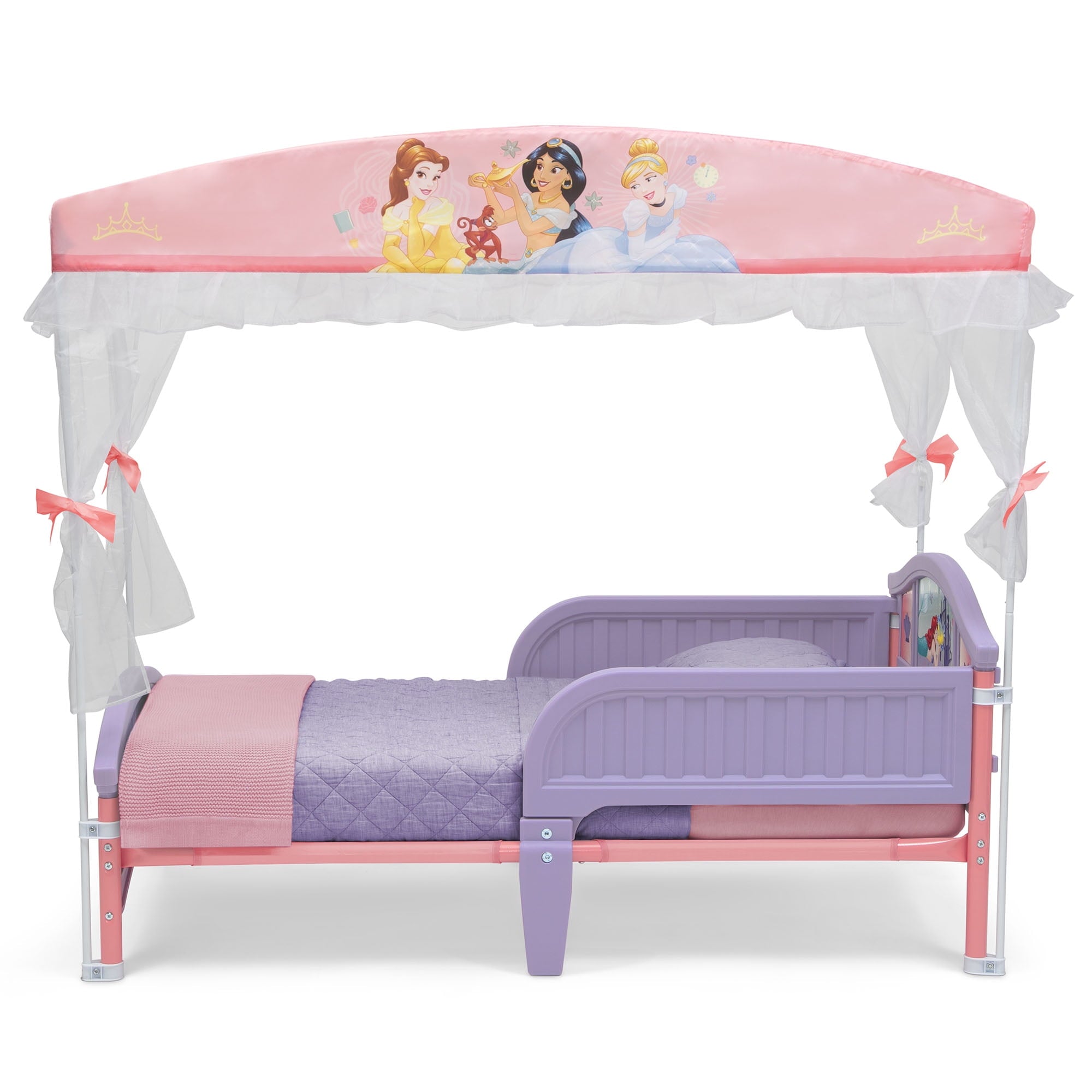 Disney Princess Plastic Toddler Bed with Canopy