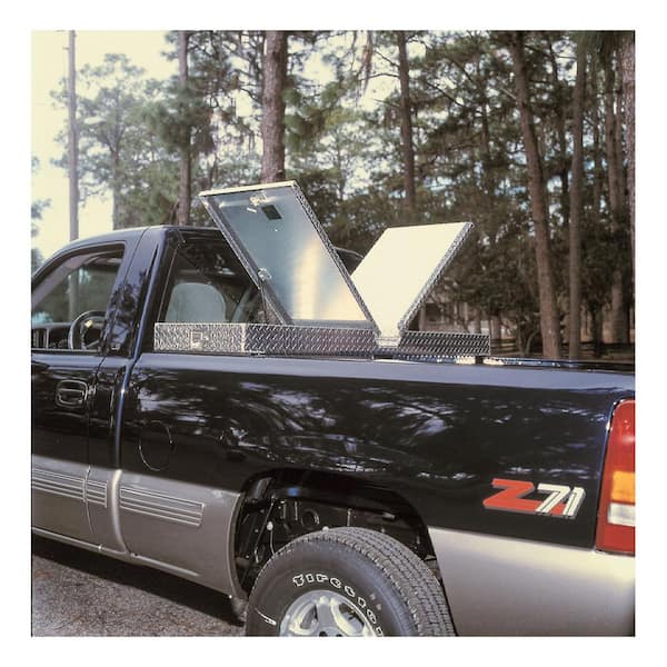 72 in. Bright Aluminum Gull Wing Crossover Truck Tool Box (Heavy Packaging)